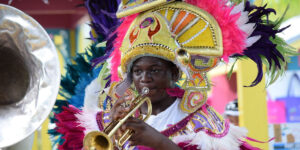 A Junkanoo band is a uniquely Bahamain experience